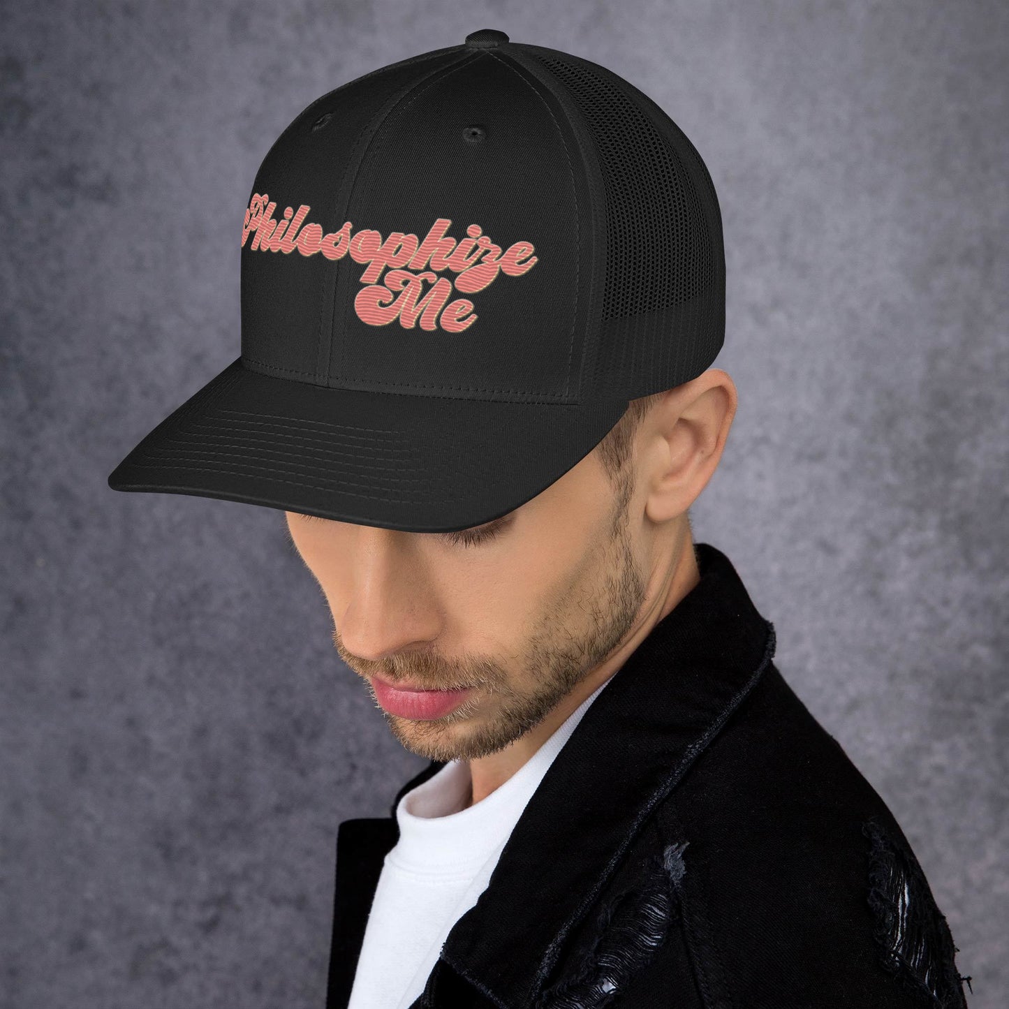 Philosophize Me Trucker Hat